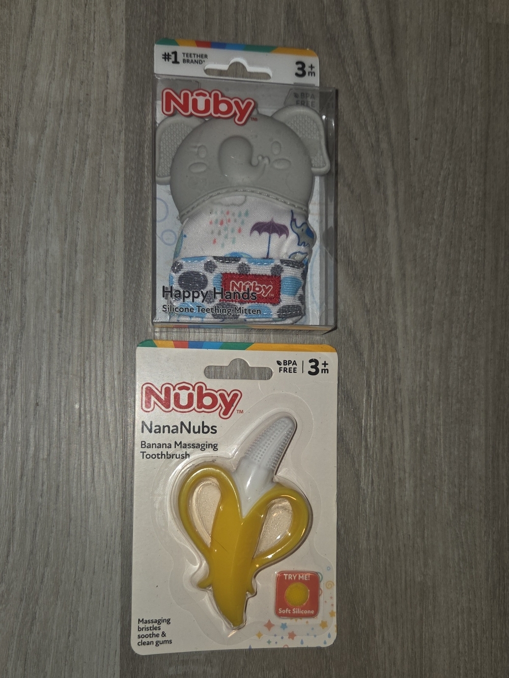 NanaNubs Banana Massaging Toothbrush for Toddlers - Yellow